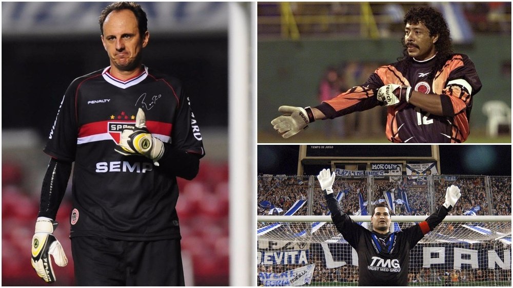 Rogério Ceni, René Higuita ou José Luis Chilavert, entre os dez goleiros mais goleadores. BeSoccer