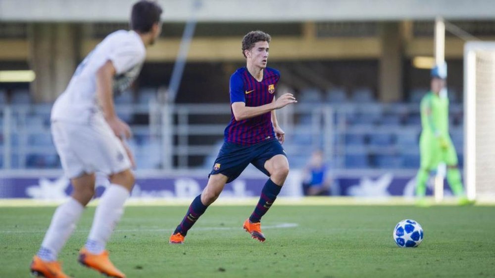 El Barça juvenil puede sellar su pase a la próxima ronda. Twitter/FCBMasia