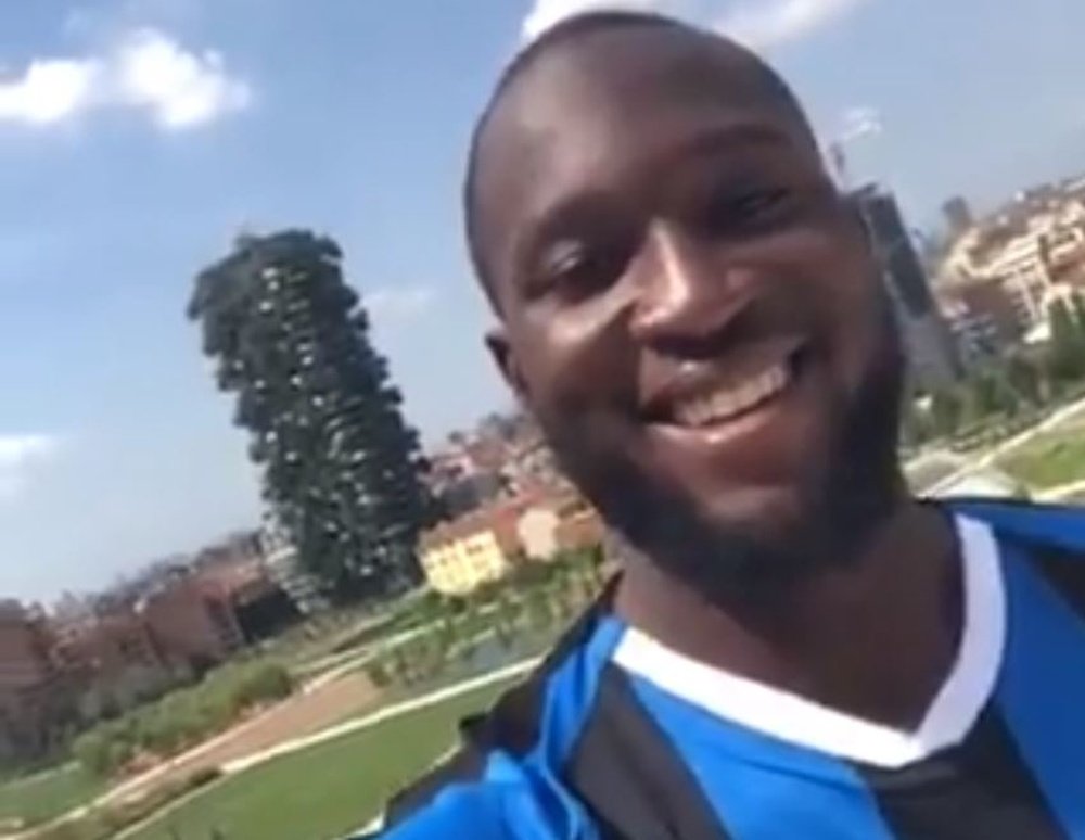 Romelu Lukaku has officially signed for Inter Milan. Inter/Screenshot