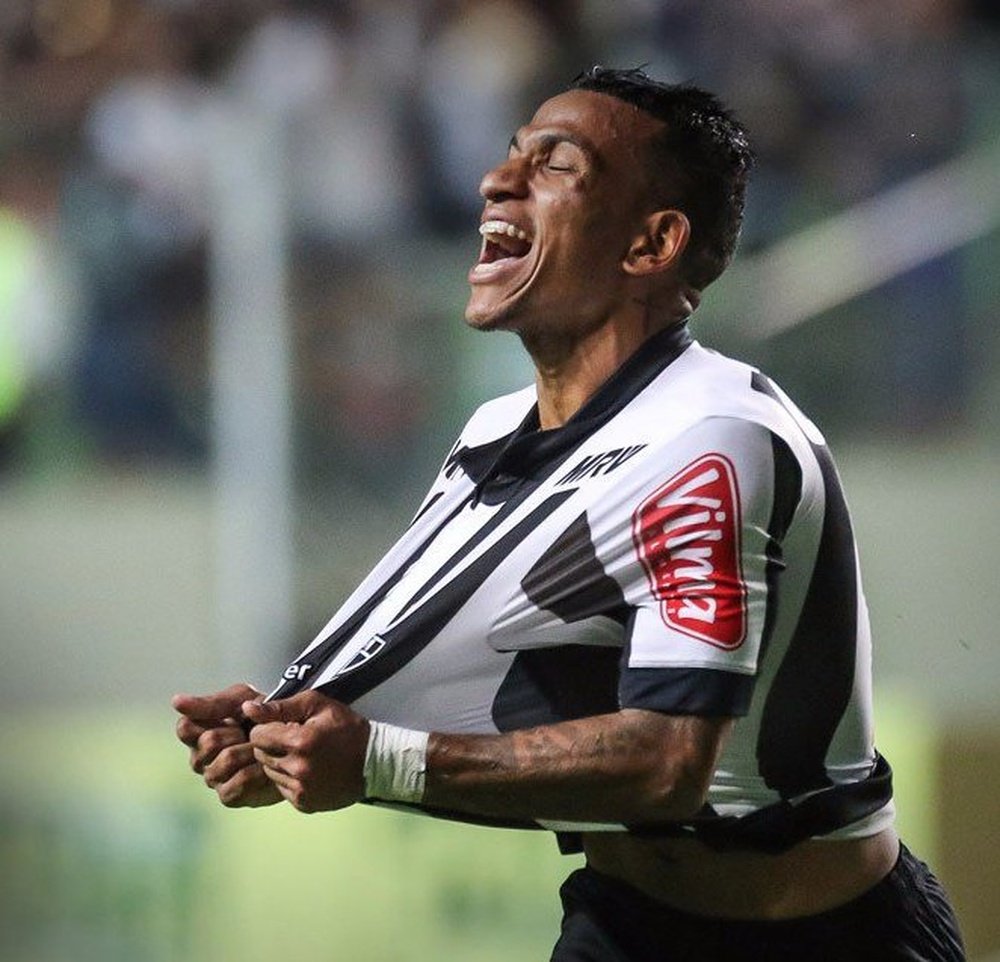 O atacante Otero foi relacionado para a partida. Twitter/Atlético Mineiro