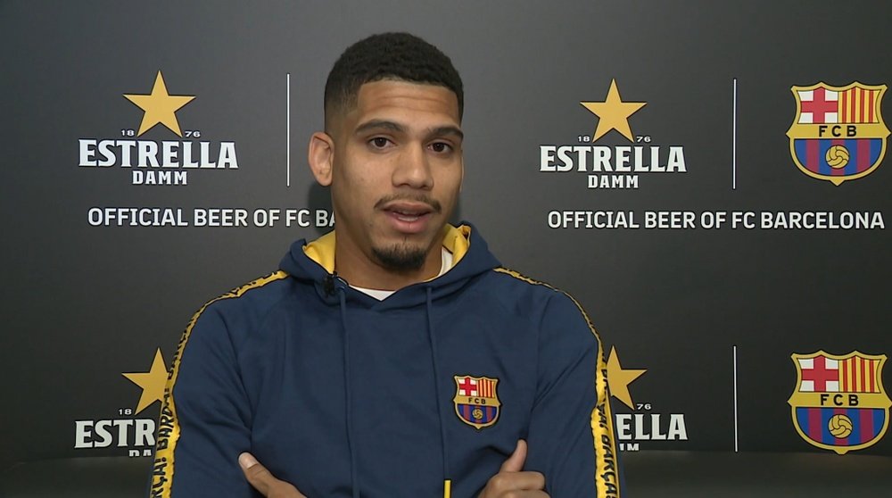 Araujo analizó la actualidad del Barça. Captura/FCBarcelona