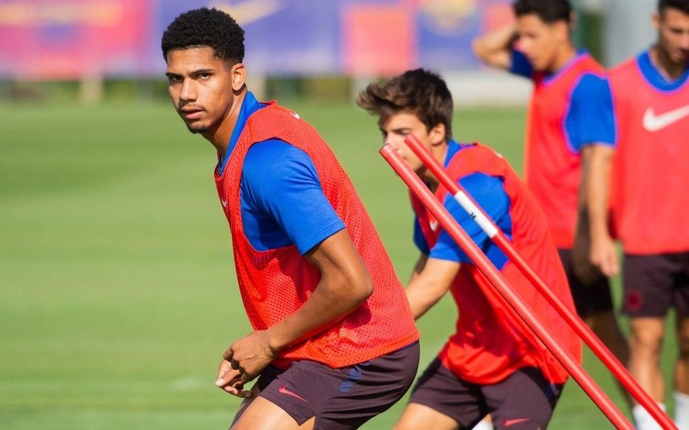 Ronald Araujo de retour à l'entraînement. efe