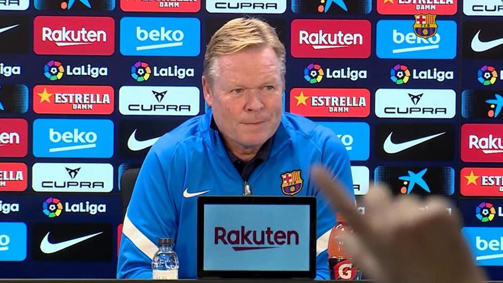 Koeman espera llevarse los tres puntos del 'Clásico'. Captura/BarçaTV