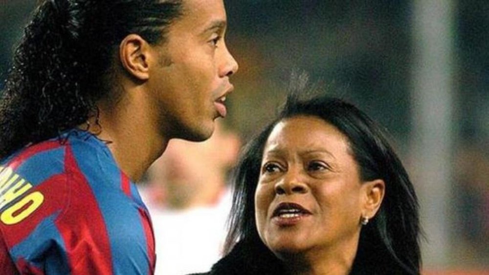 Le message de Ronaldinho après le décès de sa mère. efe