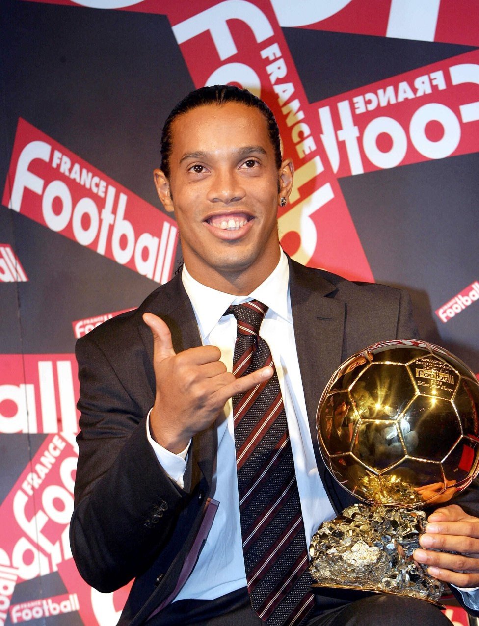 Ronaldinho tocó el cielo del mundo del fútbol