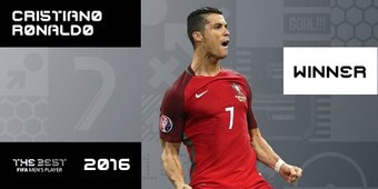 Ronaldo wins FIFA 'The Best' award