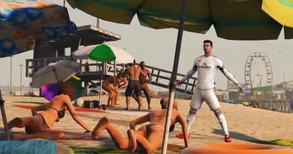 Ronaldo in GTA form