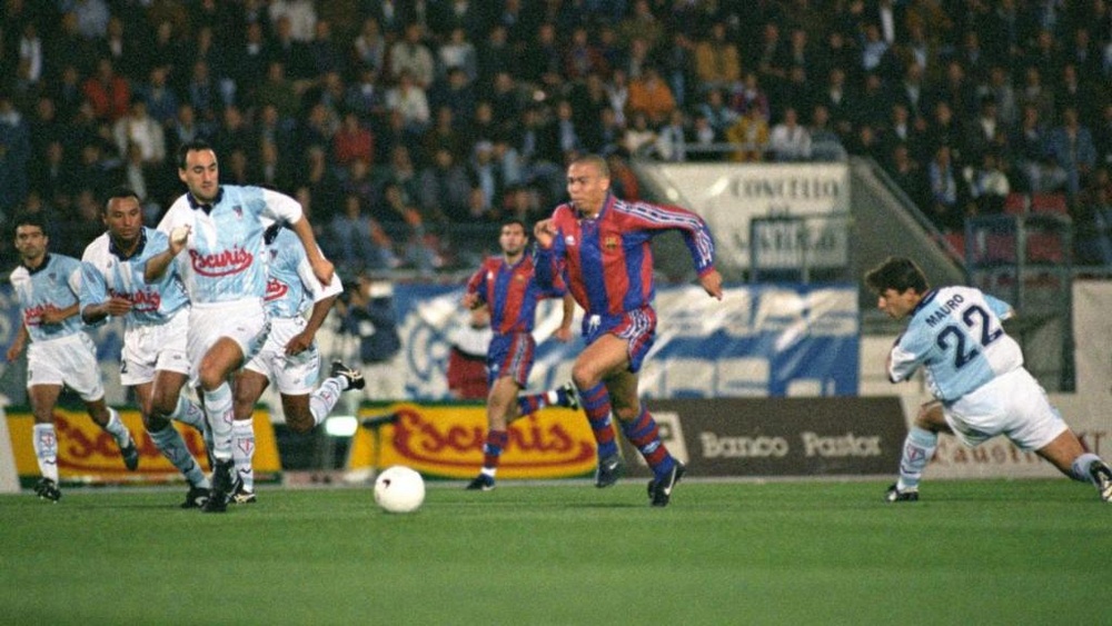 Ronaldo anotó su gol más memorable en el Multiusos de San Lázaro. EFE/Archivo