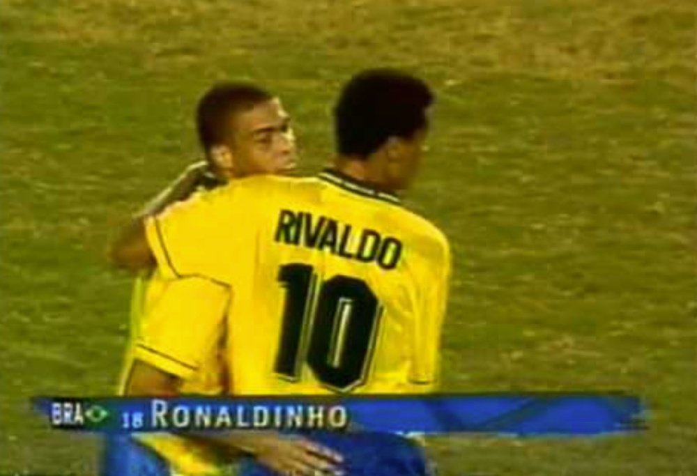 La Brasil de Ronaldo -entonces Ronaldinho- y Rivaldo cayó con Nigeria. Youtube