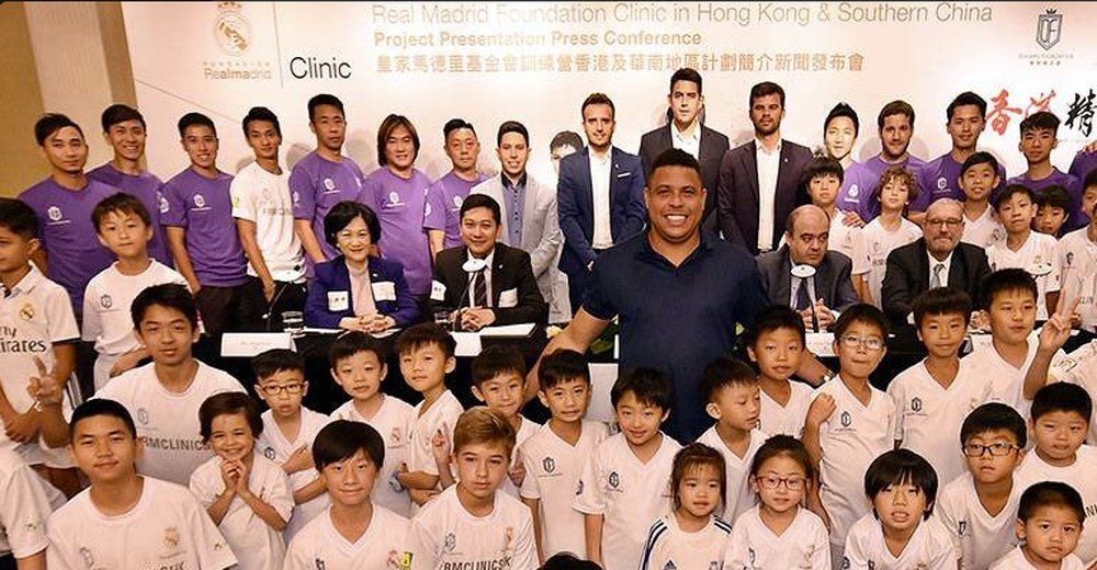 Ronaldo Nazario était à Hong Kong. RealMadrid