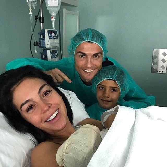 CR7 celebrou o nascimento do seu quarto filho. Twitter/Cristiano Ronaldo