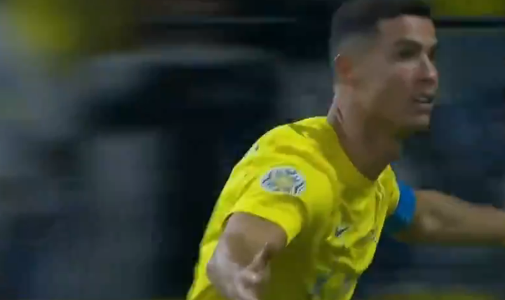 GOAL: Ronaldo puts Al Nassr ahead in extra time