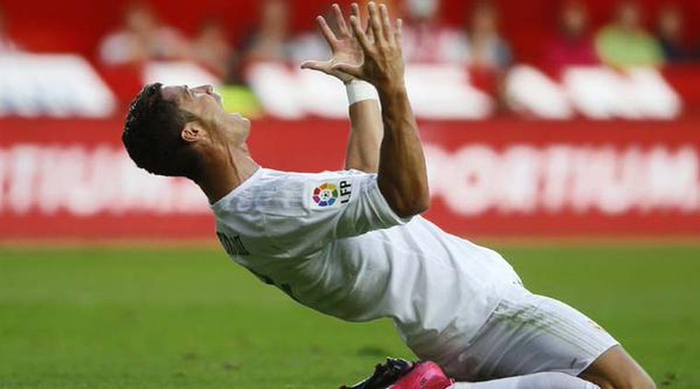Ronaldo unhappy against Sporting. Twitter