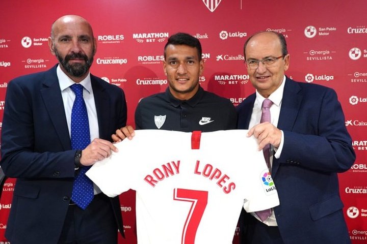 Rony Lopes, uno de los fichajes fallidos de Monchi y al que aún le queda un año de contrato en el Sevilla FC. Foto: SFC Media