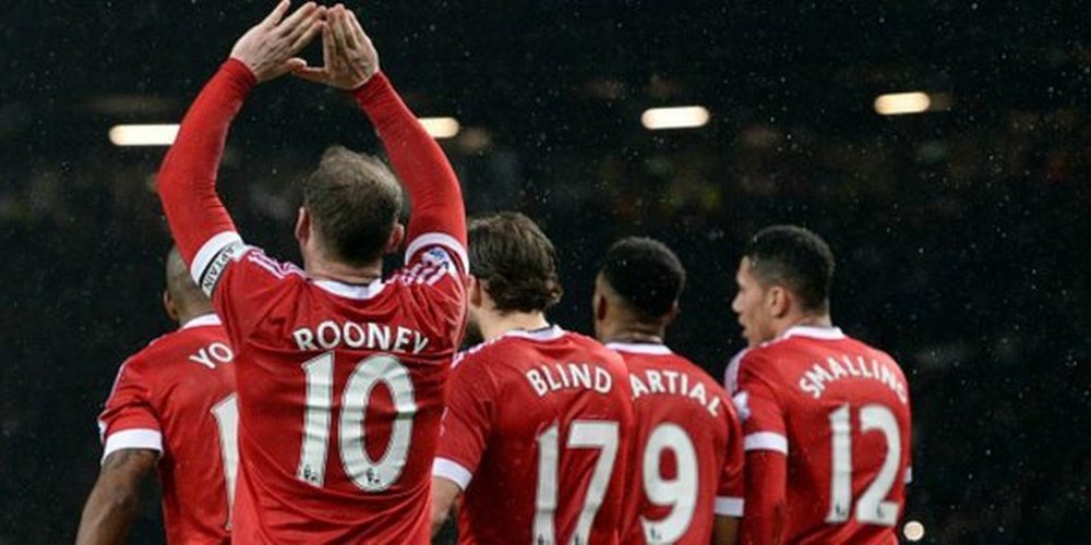 Rooney, autor del único gol del United, de penalti, ante el Sheffield en la FA Cup. Twitter
