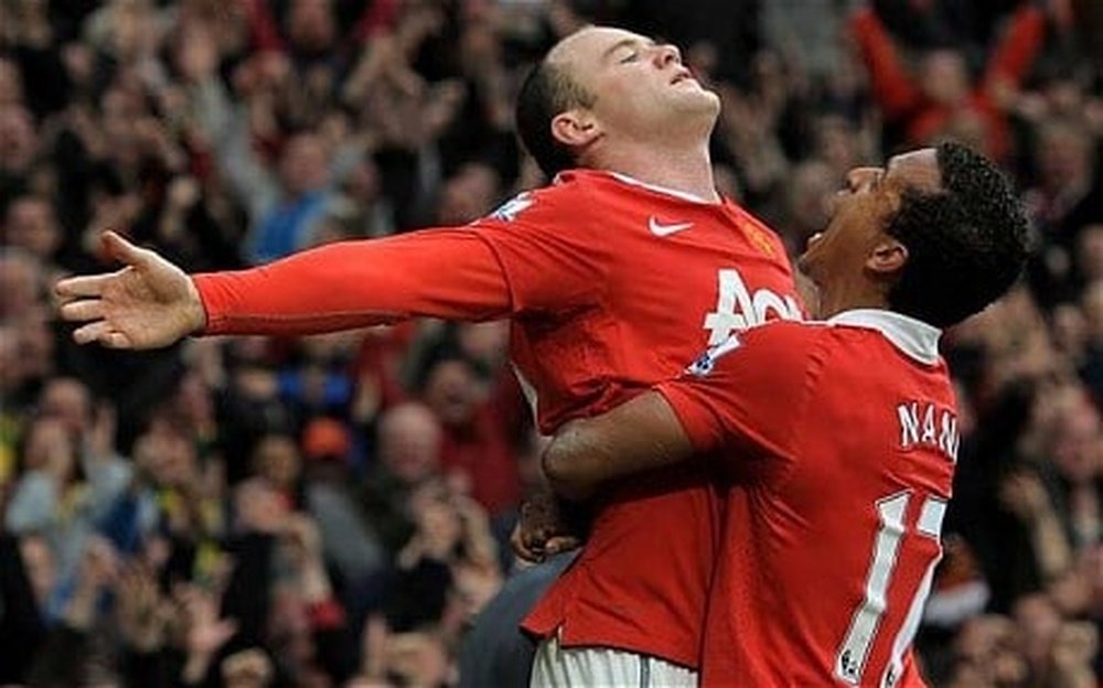 Wayne Rooney a marqué l'histoire des derbys de Manchester. AFP