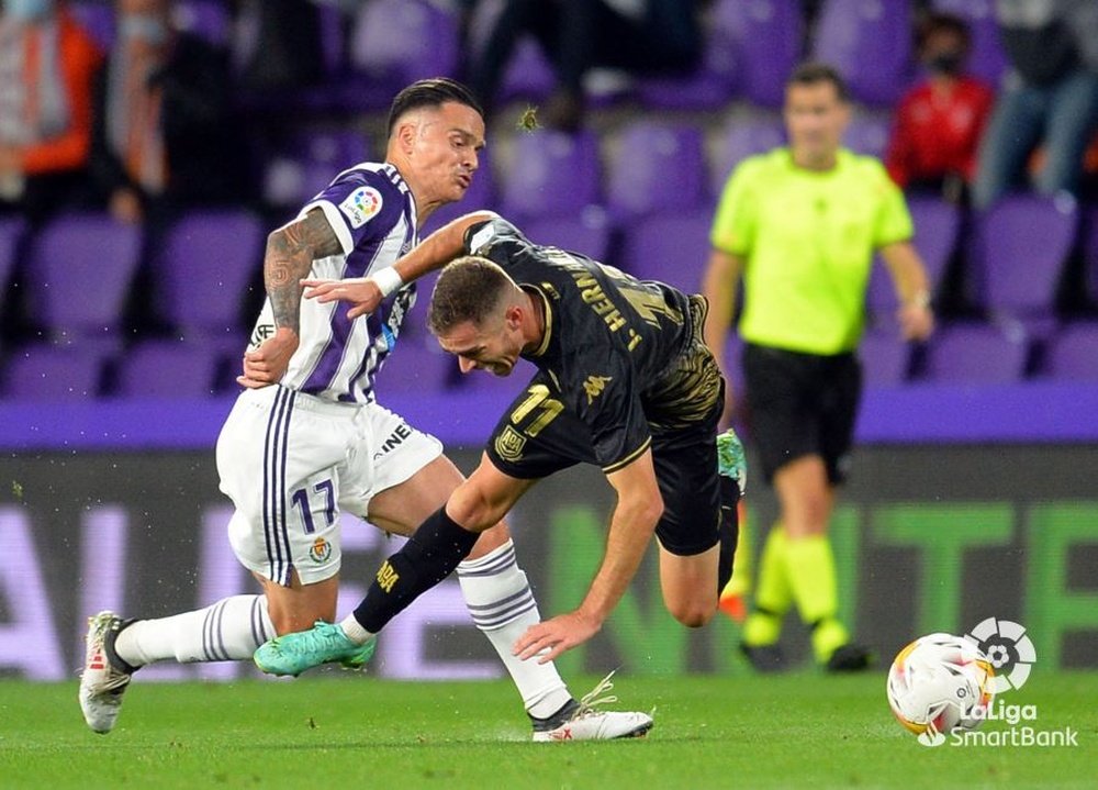 Al Valladolid le han pitado cinco penaltis, todos en contra. LaLiga/Archivo