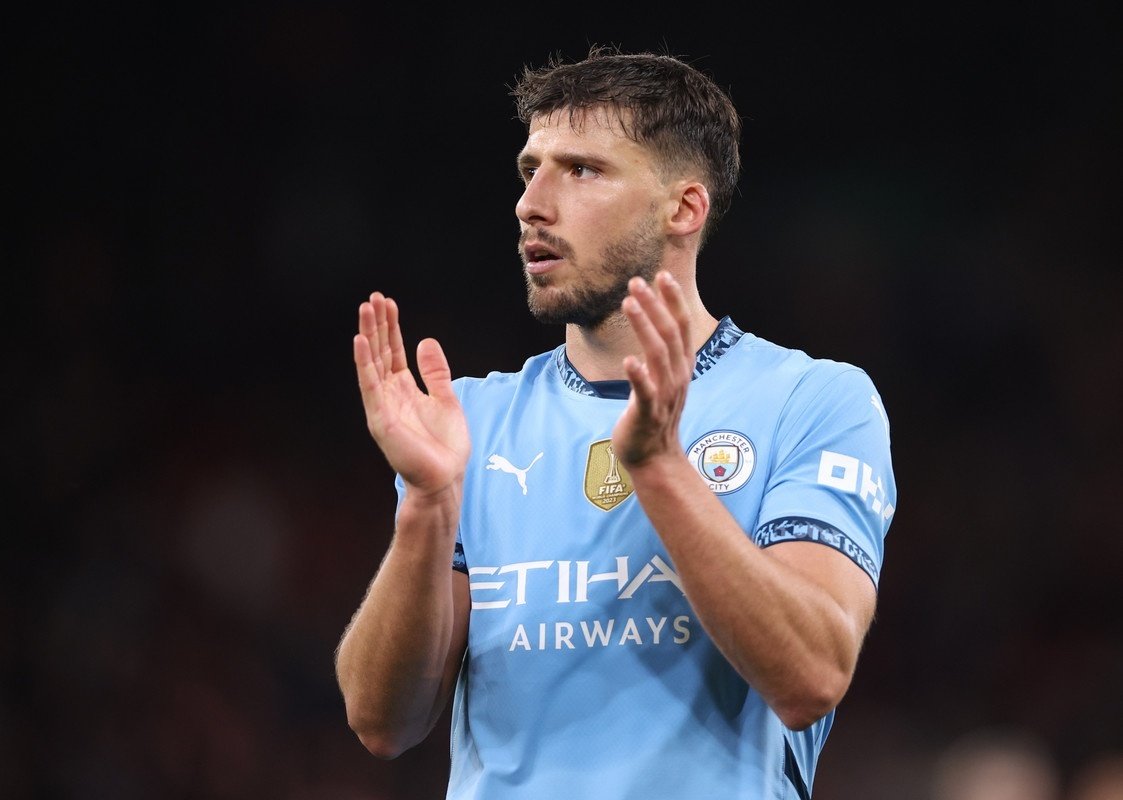 Ruben Dias défenseur central de Manchester City. EFE/Adam Vaughan