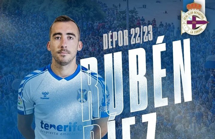 Rubén Díez buscará el gol en el Deportivo