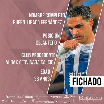 Rubén Jurado jugará en Puente Genil. Twitter/SalermPG