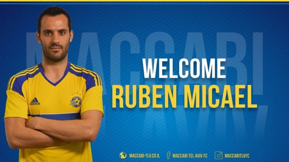 Rubén Macael. presentado en Tel-Aviv. Maccabi