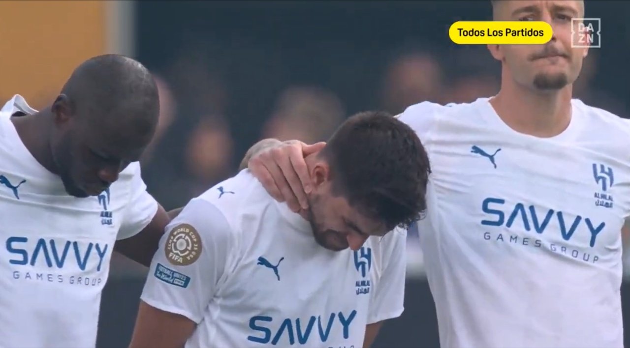 Rúben Neves era el mejor amigo de Diogo Jota. Captura/DAZN