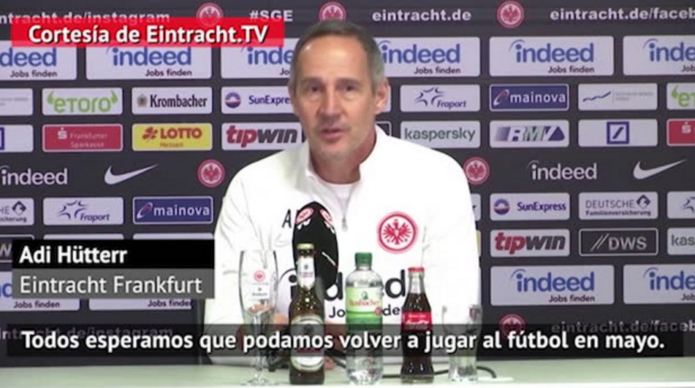 El Eintracht aspira a regresar en mayo. DAZN