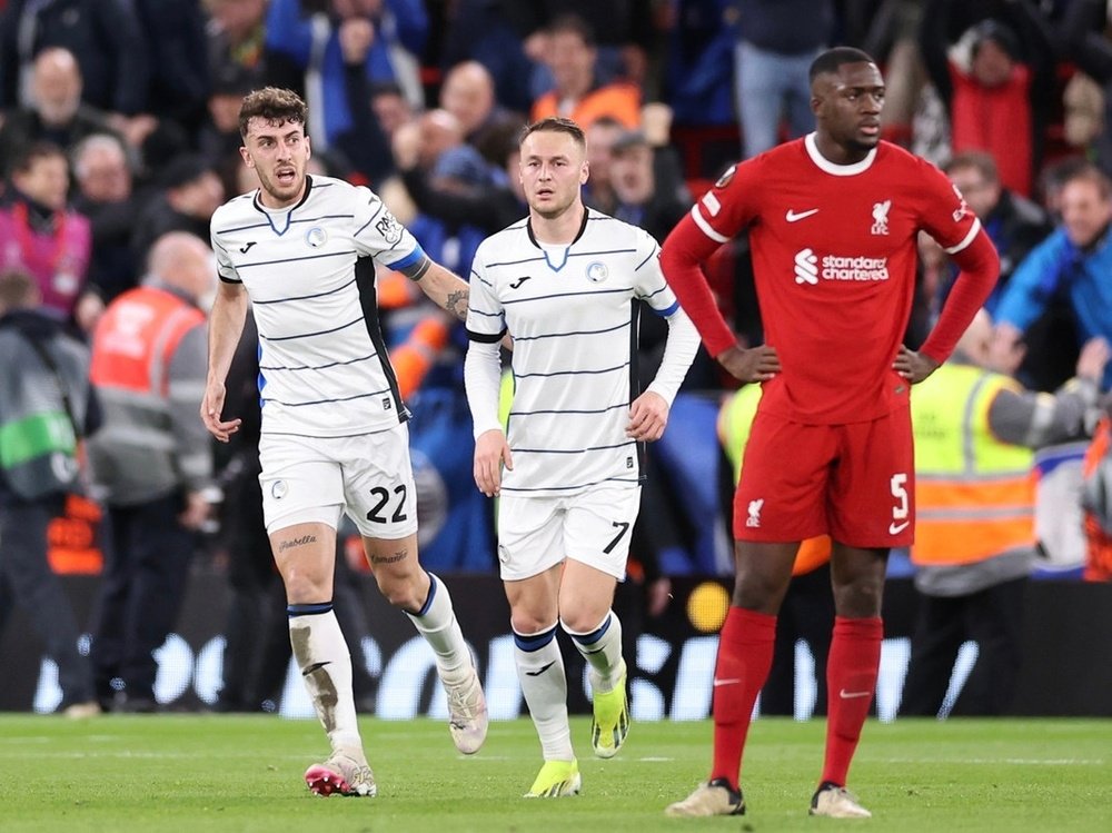 Liverpool suffered a shock defeat to Atalanta at Anfield. EFE