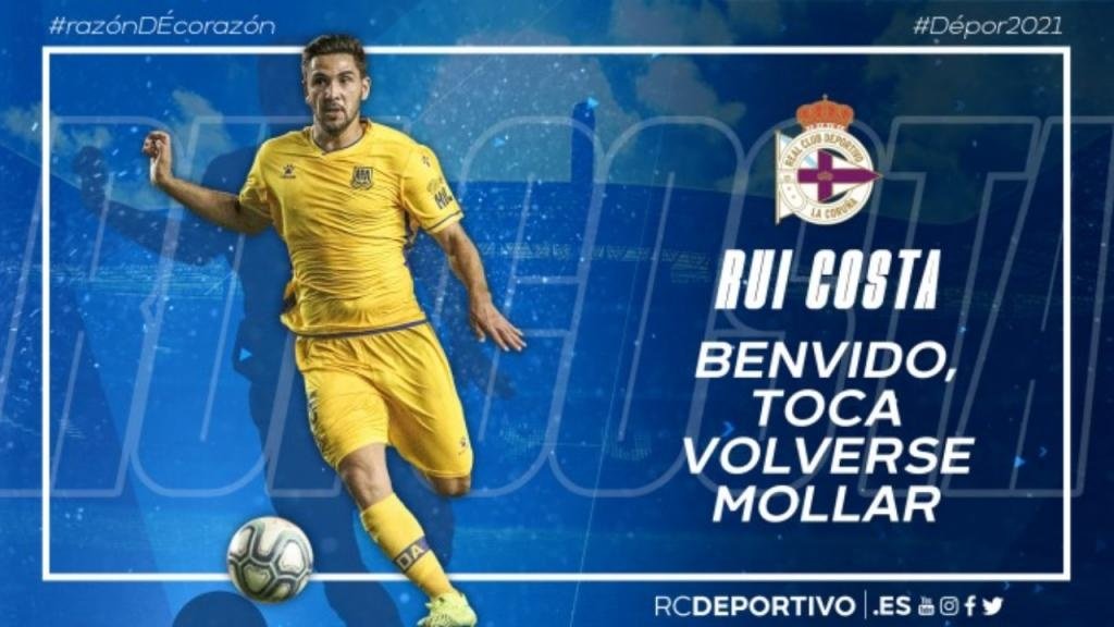 El portugués Rui Costa, del Oporto al Dépor