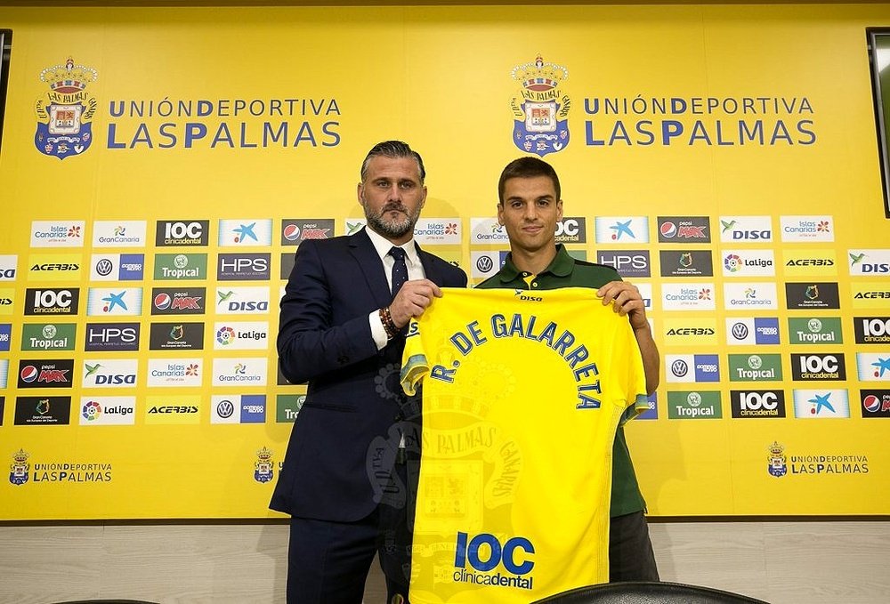 Galarreta admitió el mal momento de Las Palmas. UDLP_Oficial