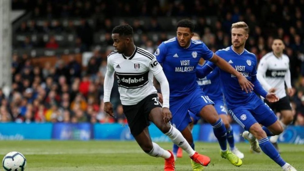 Tottenham will not let Ryan Sessegnon (L) go to Barcelona. AFP