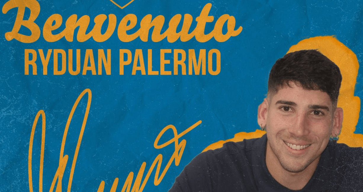 El modesto conjunto, que ascendió a la Serie B por primera vez en 76 años, se ha reforzado con Ryduan Palermo, hijo del mítico delantero argentino. Llega con el aval de los 18 goles logrados con el Martina Franca en la Serie D la última campaña.