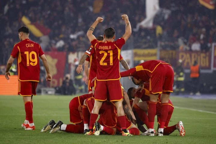 La Roma se clasificó para semifinales dela Europa League. EFE