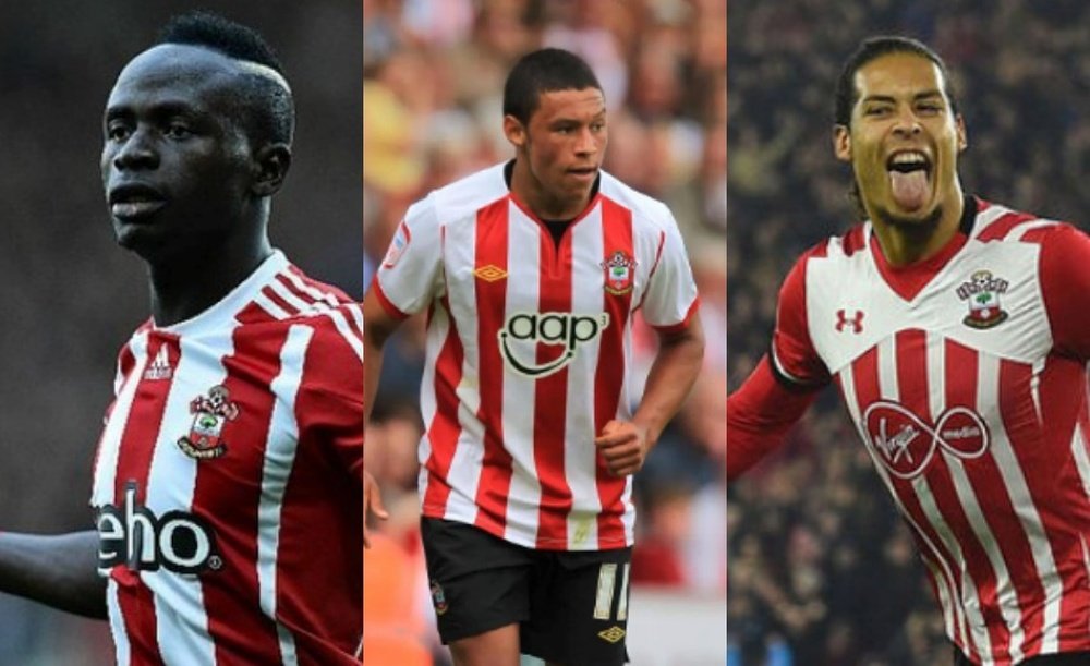 Les 9 ex-joueurs de Southampton en finale de Champions League. Montaje/AFP