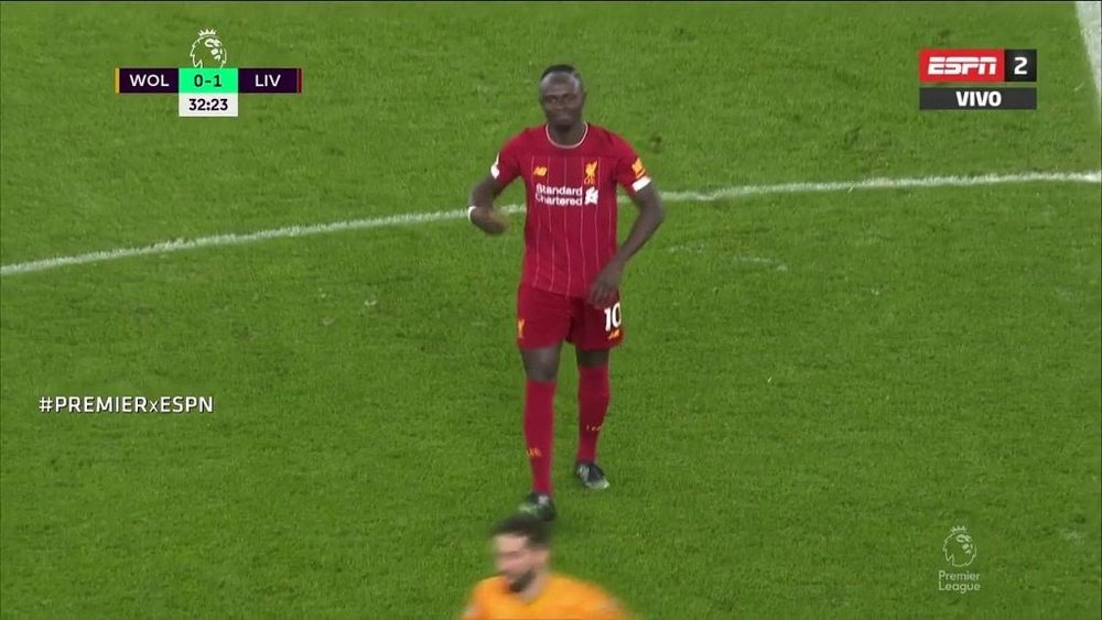 Mané sort sur blessure. Capture/ESPN