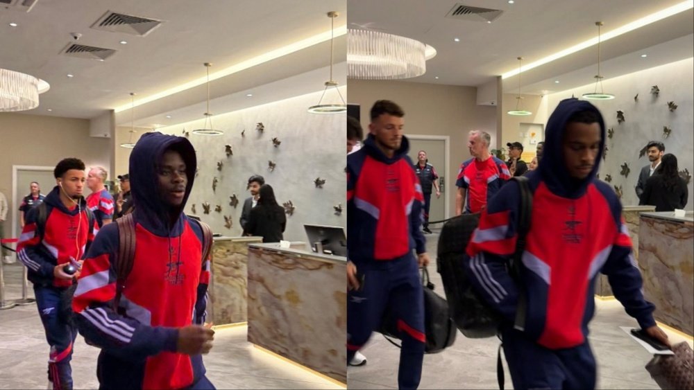 Saka and Timber are likely to play as substitutes on Sunday. Screenshots/afcstuff