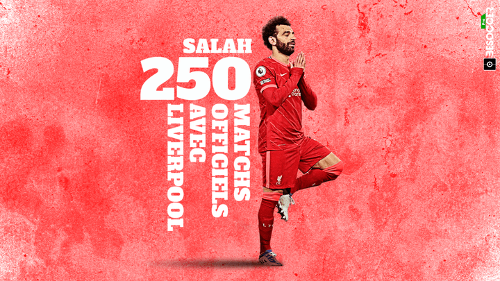 Salah atteint les 250 matchs avec Liverpool