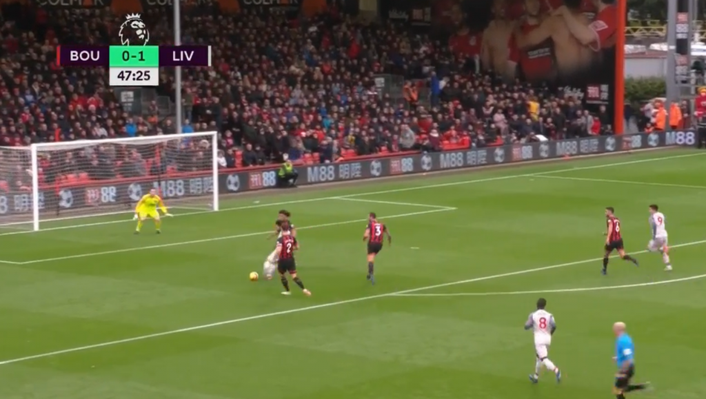 Salah scored his second of the game