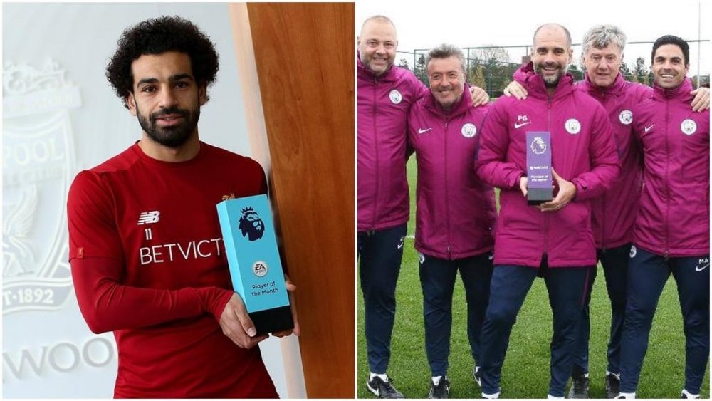 Salah and Guardiola took home November's awards. BeSoccer
