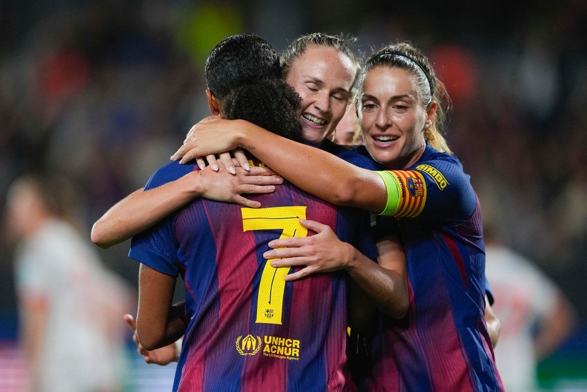 El Barça arrasa en su estreno en la Champions