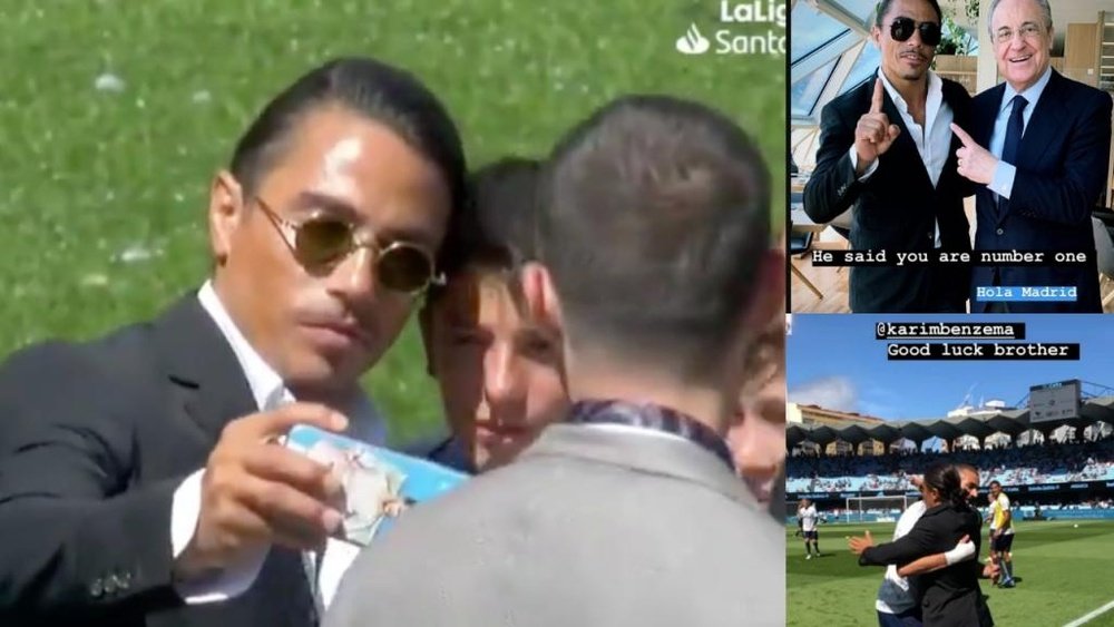 Salt Bae, en Balaídos. Capturas/LaLiga/nurs_et