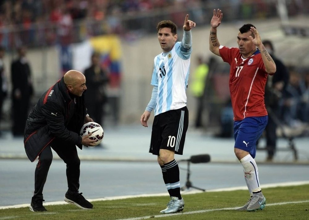 Messi is the one truly in charge of the Argentina side. AFP