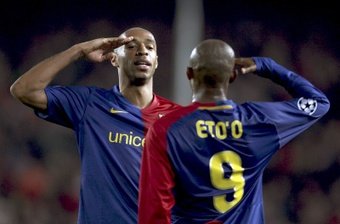 15 años de la presentación de Thierry Henry como jugador del Barça. EFE