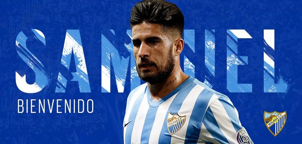 Málaga recibe a Samu García. MalagaCF