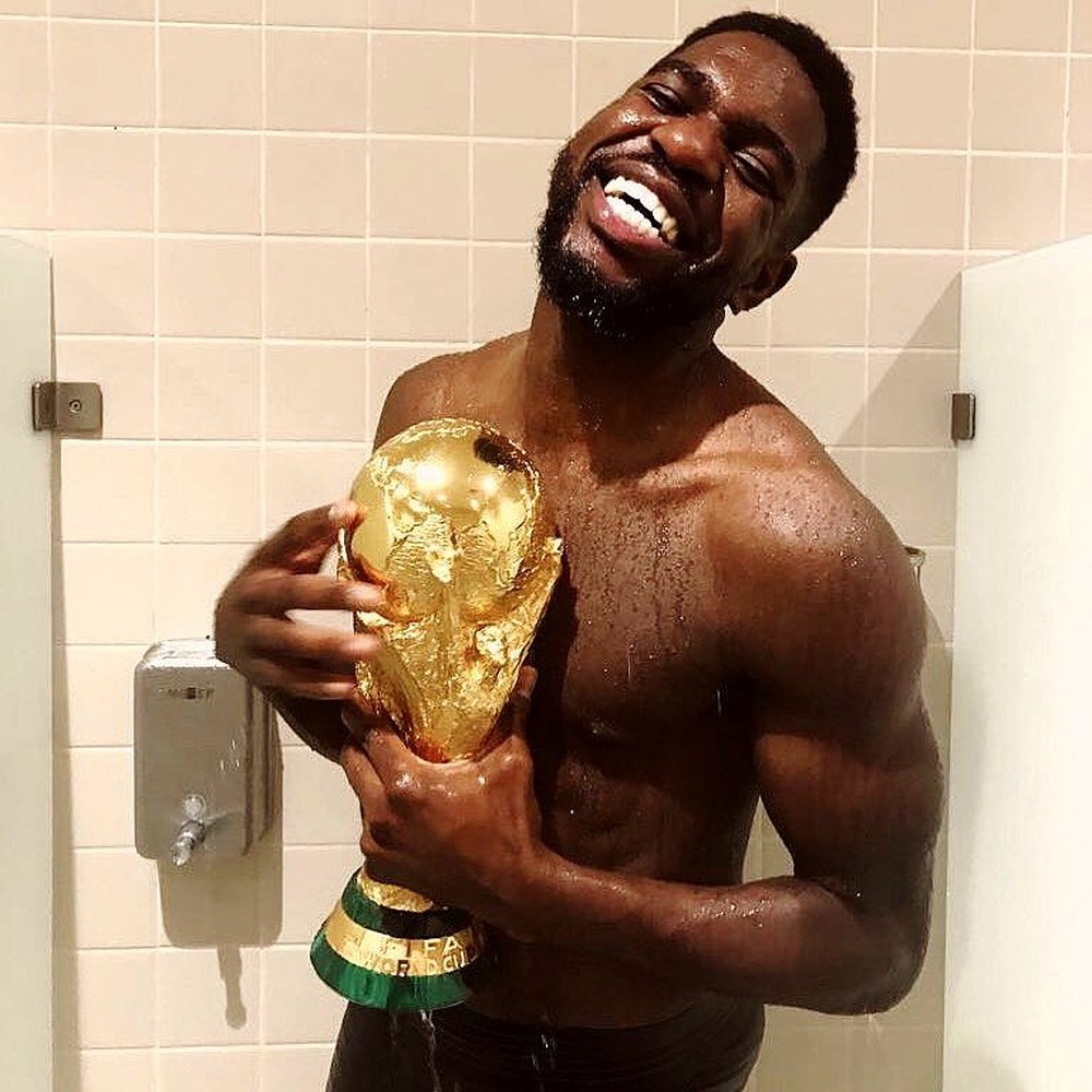 Umtiti anotó el gol de la semifinal. Twitter/samumtiti