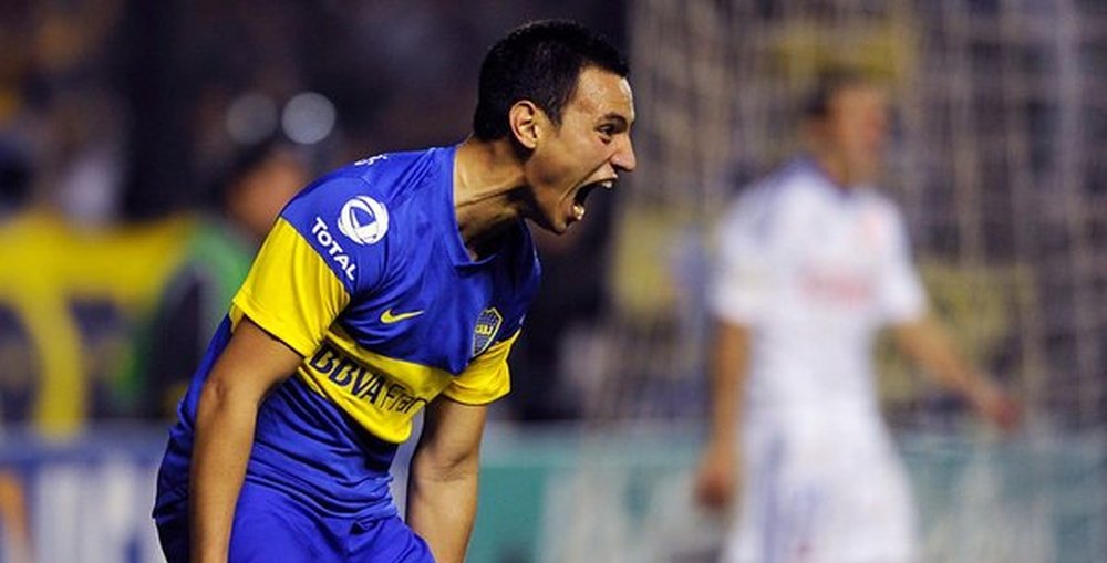 Sánchez Miño, en una imagen durante su paso por Boca Juniors. Twitter