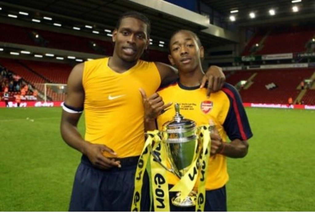 Sanchez Watt as a kid at Arsenal. Twitter