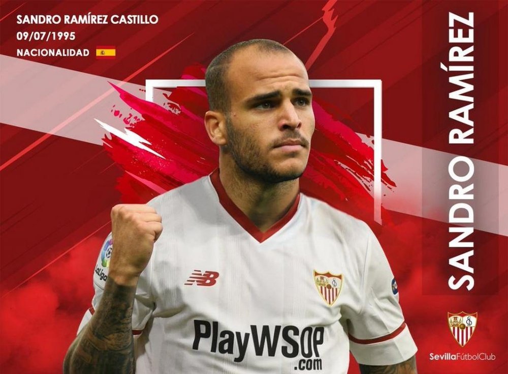 Sandro ya habla como un sevillista más. Twitter/SevillaFC