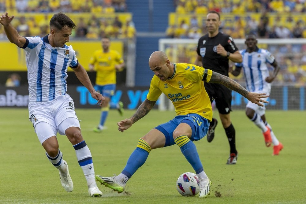 Las Palmas no terminó el trabajo de la 1ª mitad. EFE