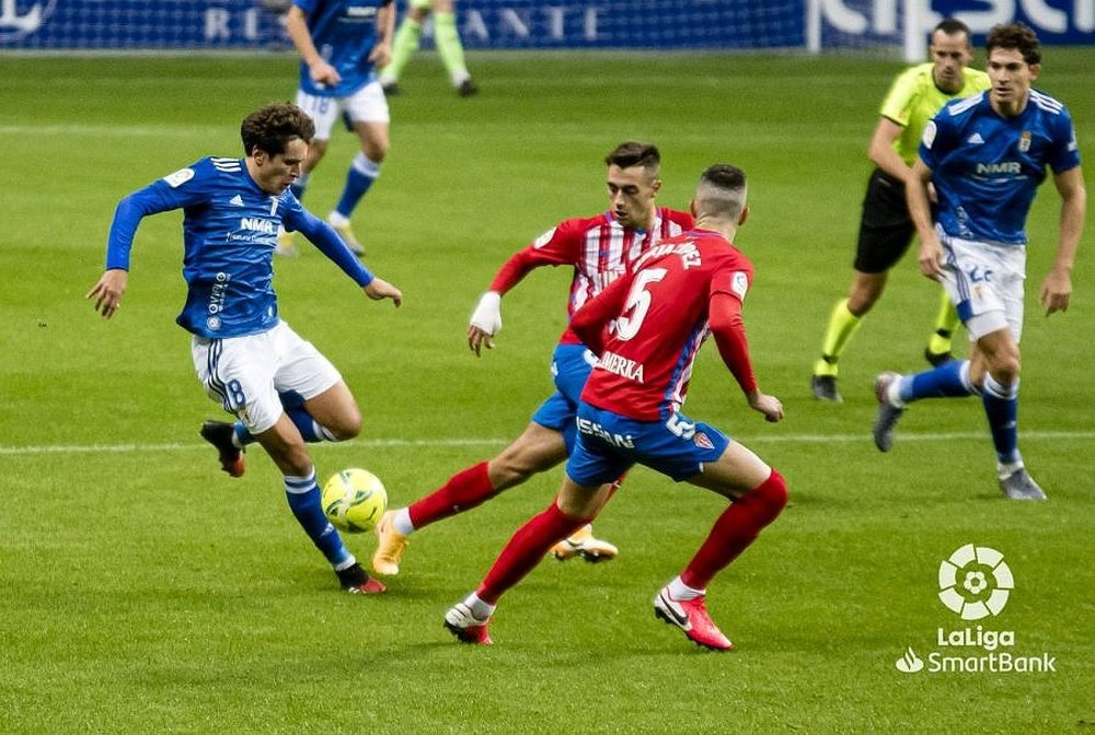 El Oviedo derrotó al Sporting. LaLiga